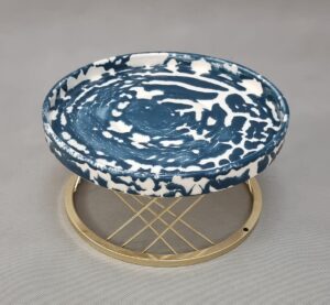 سینی گرد تزئینی طرح مدرن